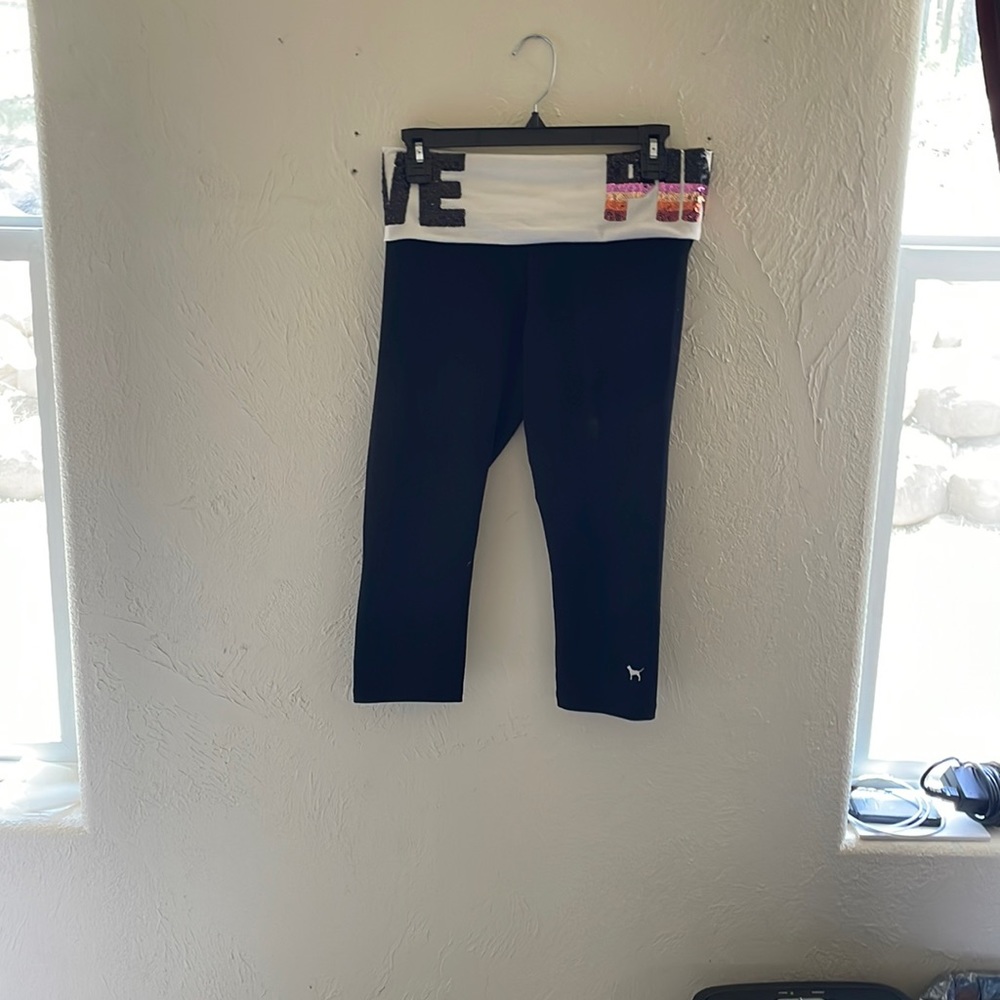 Slightly worn Victorias Secret leggings